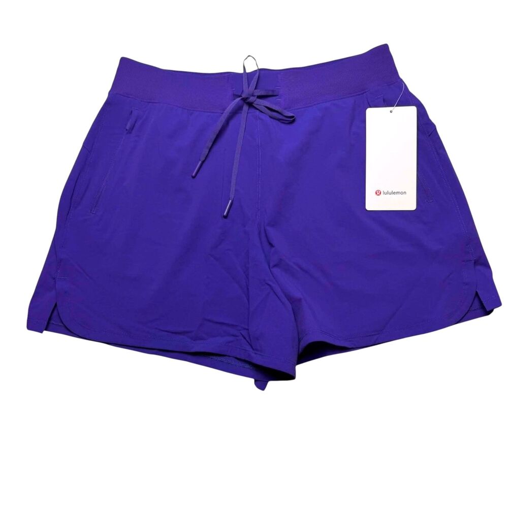 Lululemon License to Train High-Rise Short 4" Petrol Purple - Picture 2 of 9